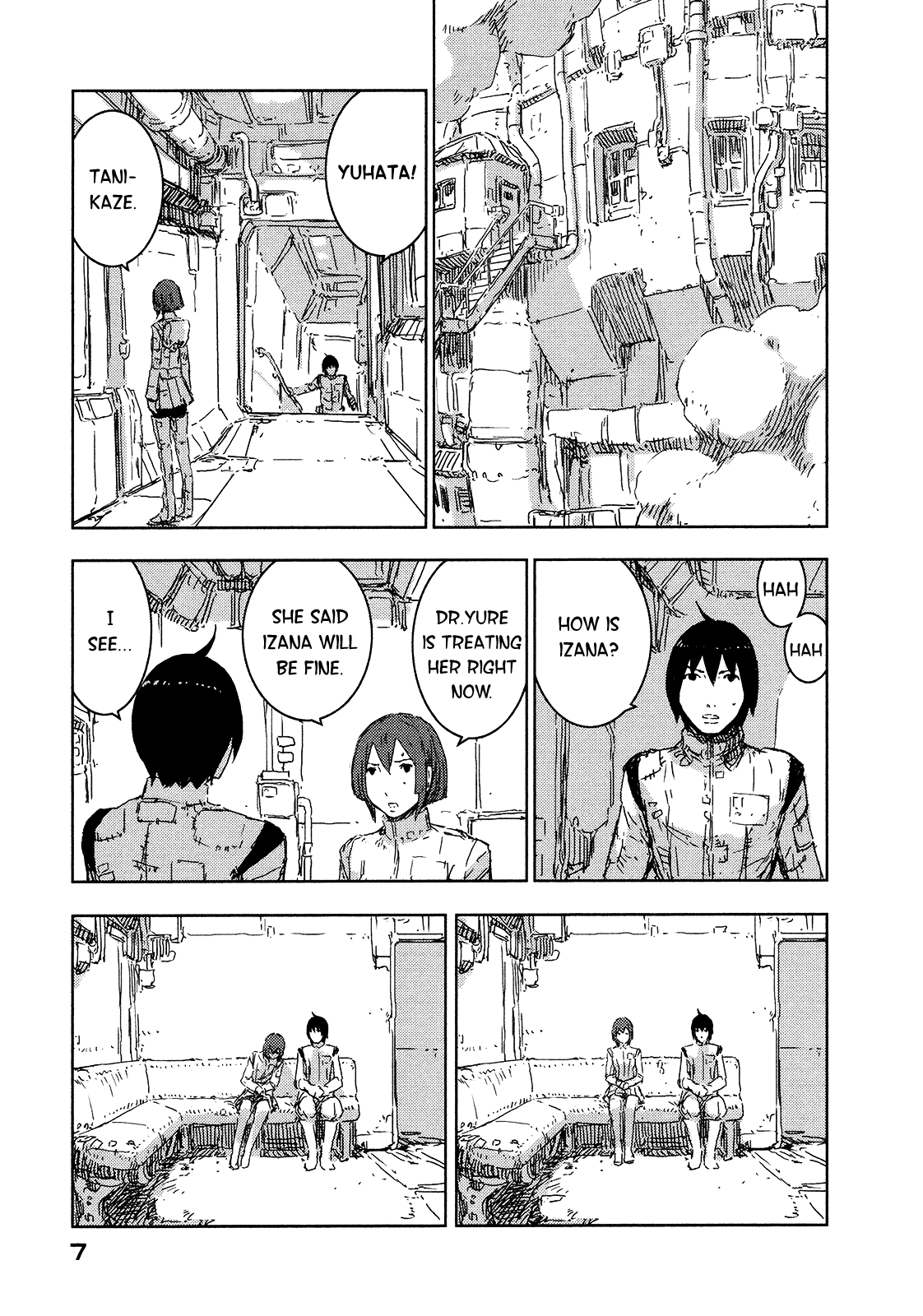 Sidonia no Kishi Chapter 45 page 9 - Chapter 45: The Honoka Sisters' House Search