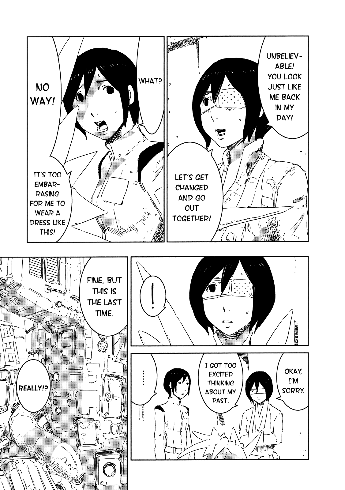 Sidonia no Kishi Chapter 48 page 13 - Chapter 48: Development of the Critically Unstable Weapon