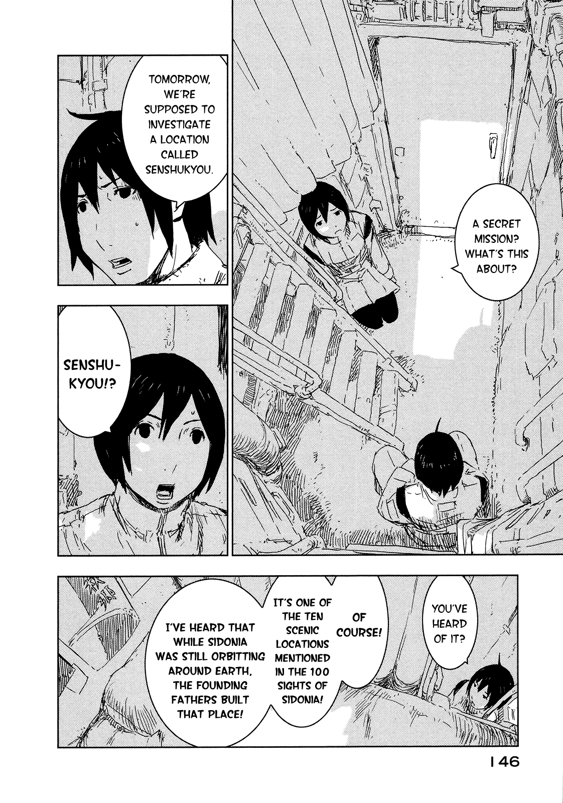 Sidonia no Kishi Chapter 49 page 10 - Chapter 49: Tanikaze Nagate's Secret Mission