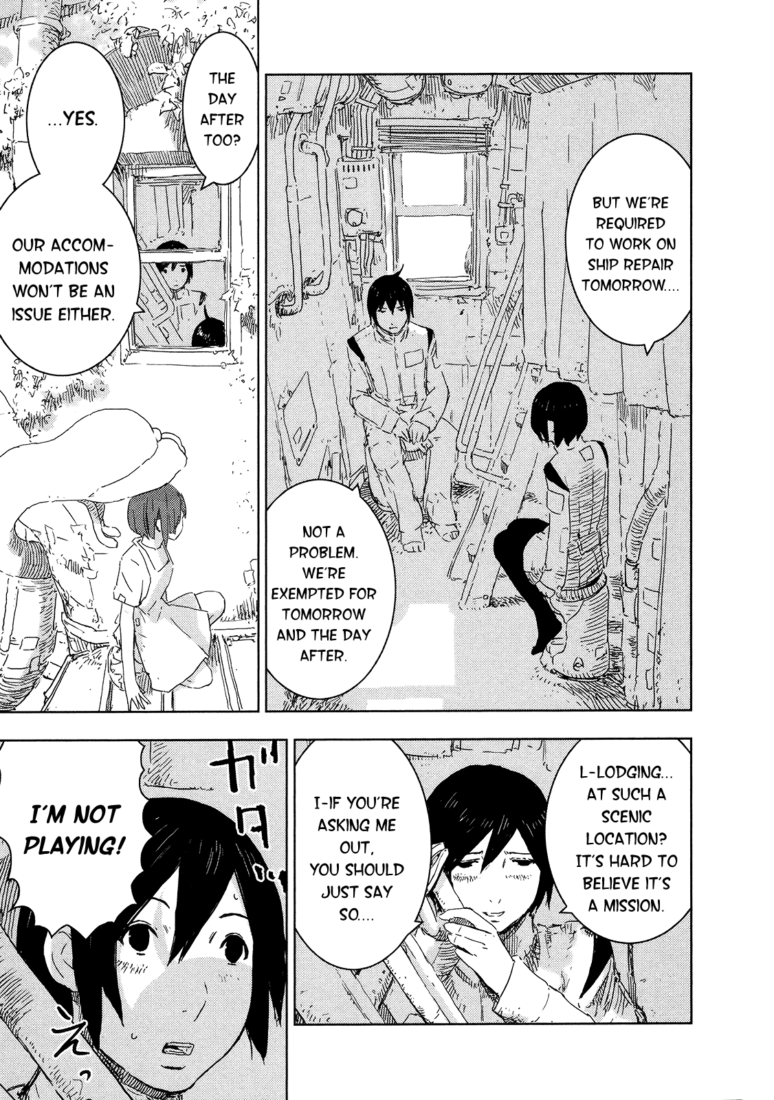 Sidonia no Kishi Chapter 49 page 11 - Chapter 49: Tanikaze Nagate's Secret Mission