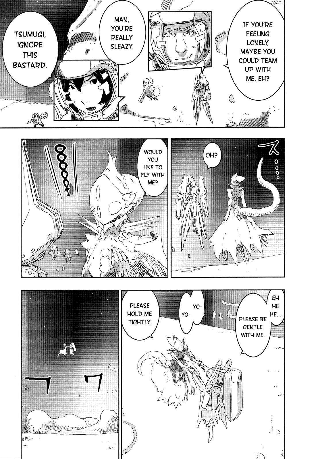 Sidonia no Kishi Chapter 49 page 17 - Chapter 49: Tanikaze Nagate's Secret Mission