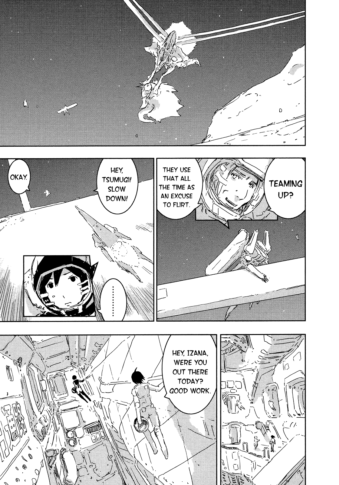 Sidonia no Kishi Chapter 49 page 3 - Chapter 49: Tanikaze Nagate's Secret Mission