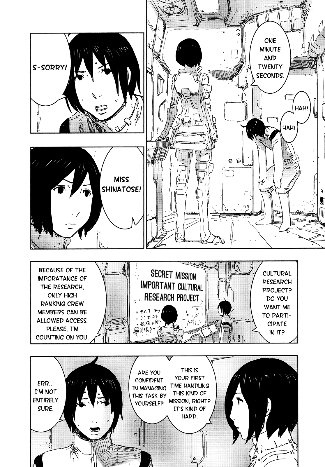Sidonia no Kishi Chapter 49 page 6 - Chapter 49: Tanikaze Nagate's Secret Mission