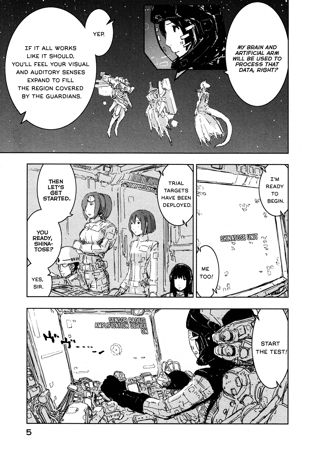Sidonia no Kishi Chapter 50 page 7 - Chapter 50: Remnants of the Pacifists