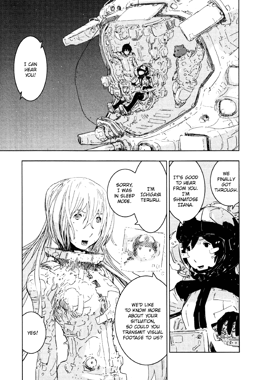 Sidonia no Kishi Chapter 51 page 3 - Chapter 51: Rescue of a Shipwrecked Sailor