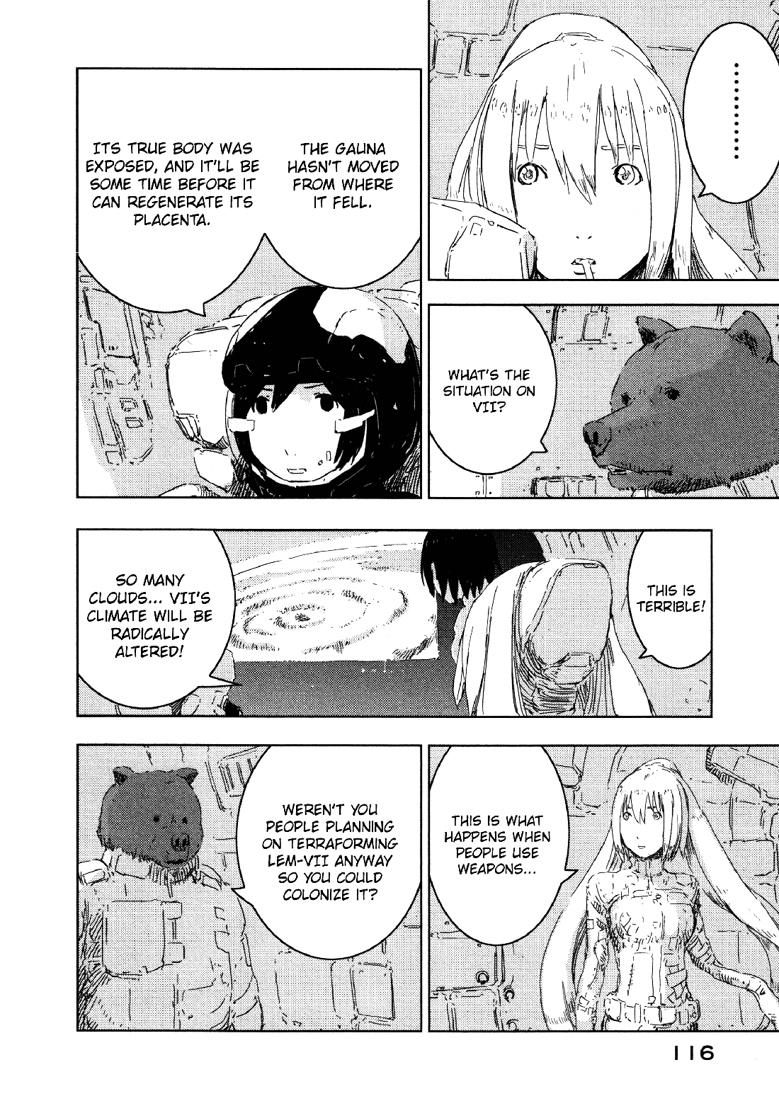 Sidonia no Kishi Chapter 53 page 12 - Chapter 53: The Large Mass Union Ship's Presence