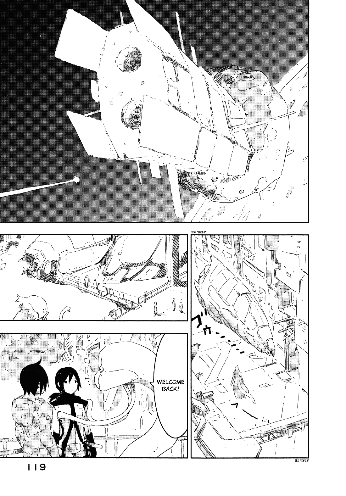Sidonia no Kishi Chapter 53 page 15 - Chapter 53: The Large Mass Union Ship's Presence