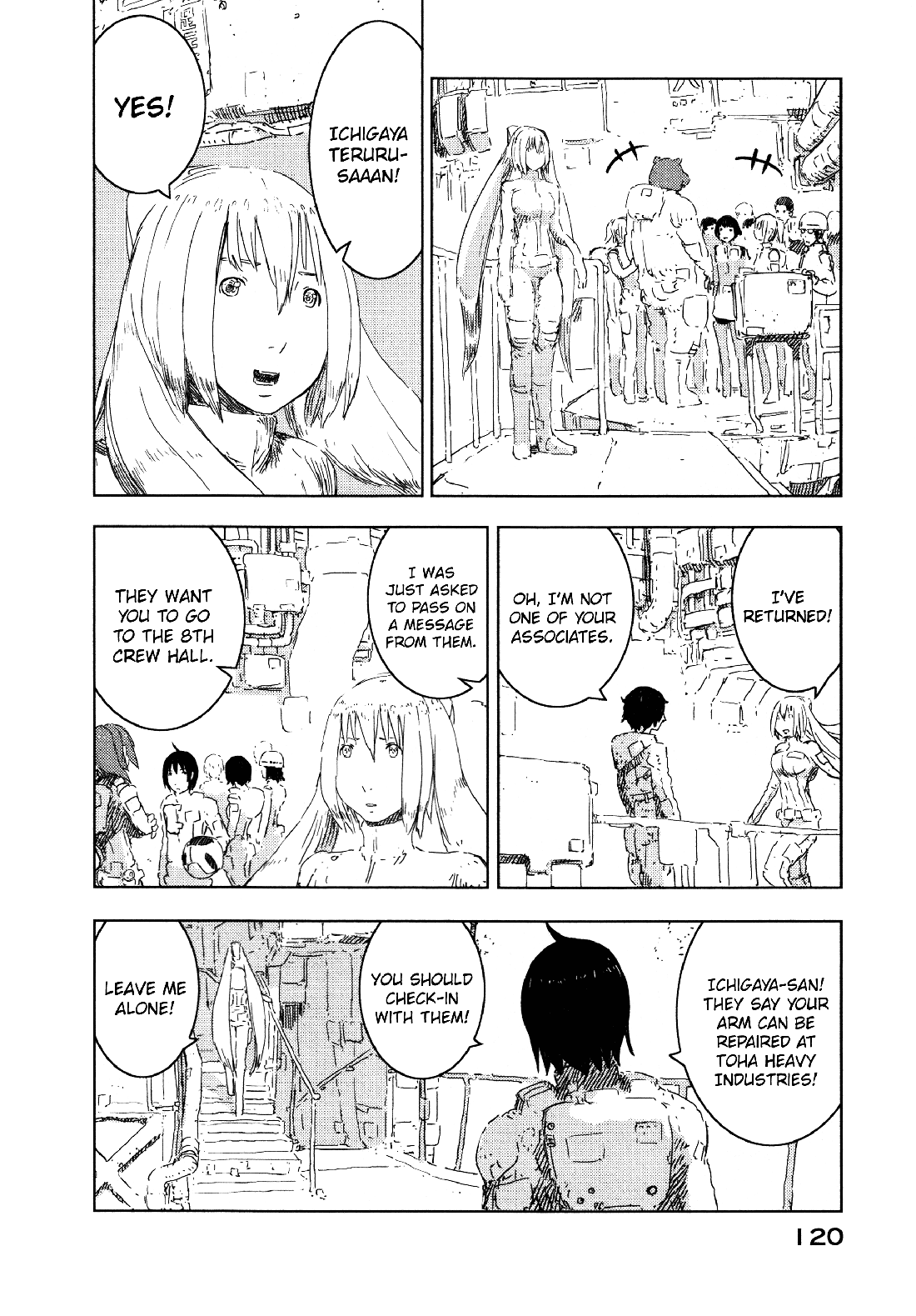 Sidonia no Kishi Chapter 53 page 16 - Chapter 53: The Large Mass Union Ship's Presence