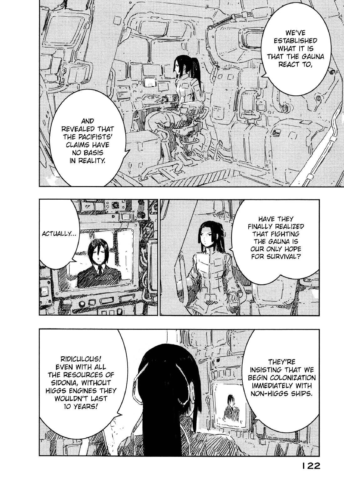 Sidonia no Kishi Chapter 53 page 18 - Chapter 53: The Large Mass Union Ship's Presence