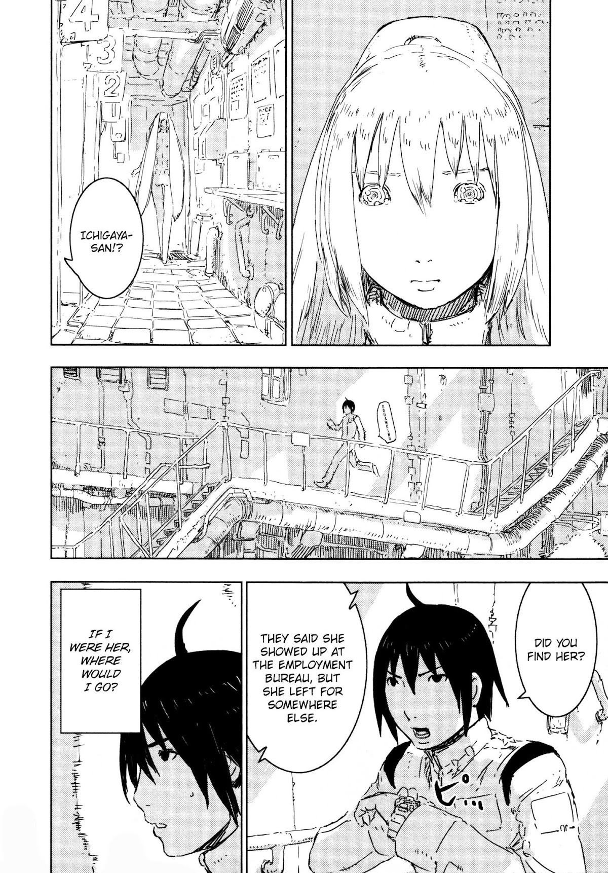 Sidonia no Kishi Chapter 54 page 10 - Chapter 54: The Conversation of Ichigaya Teruru