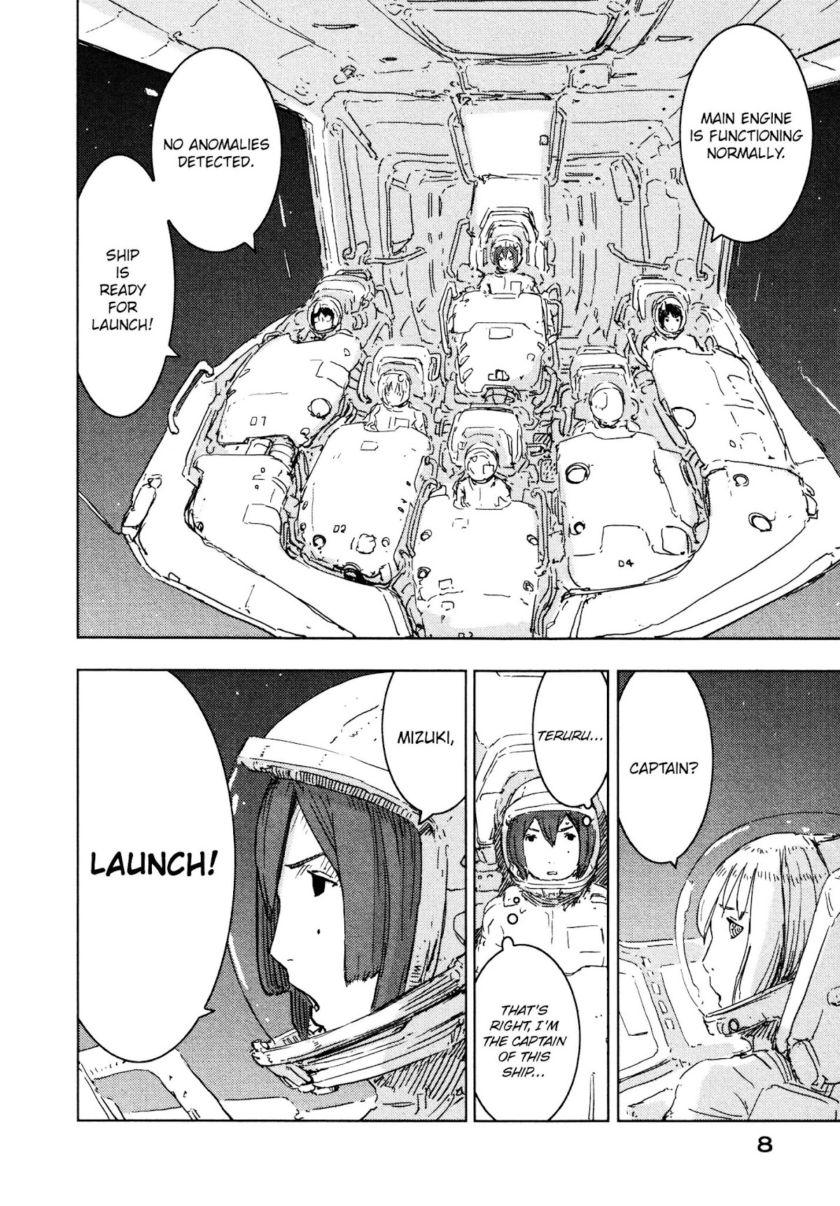 Sidonia no Kishi Chapter 55 page 10 - Chapter 55: Launch of the Mizuki