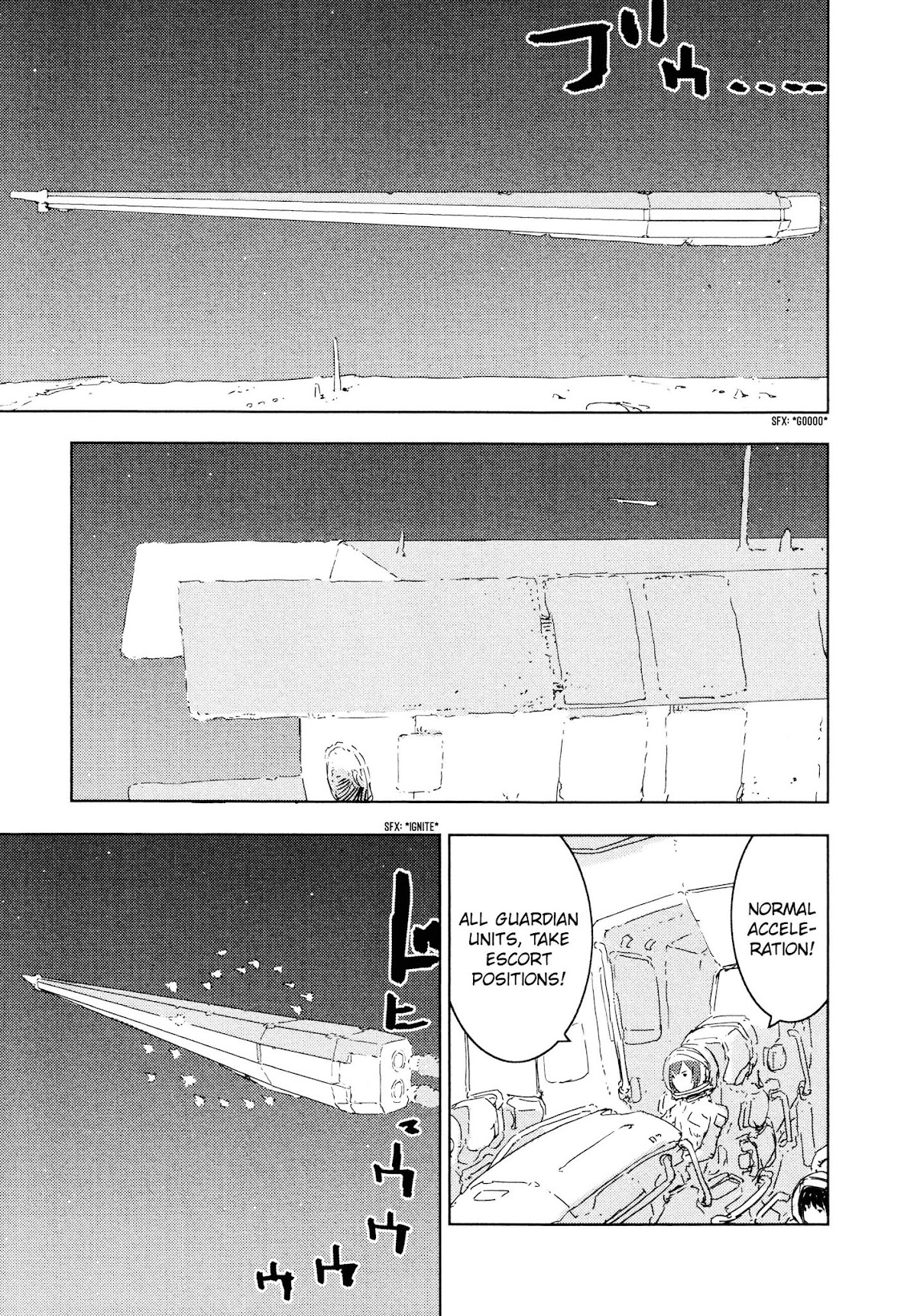 Sidonia no Kishi Chapter 55 page 11 - Chapter 55: Launch of the Mizuki