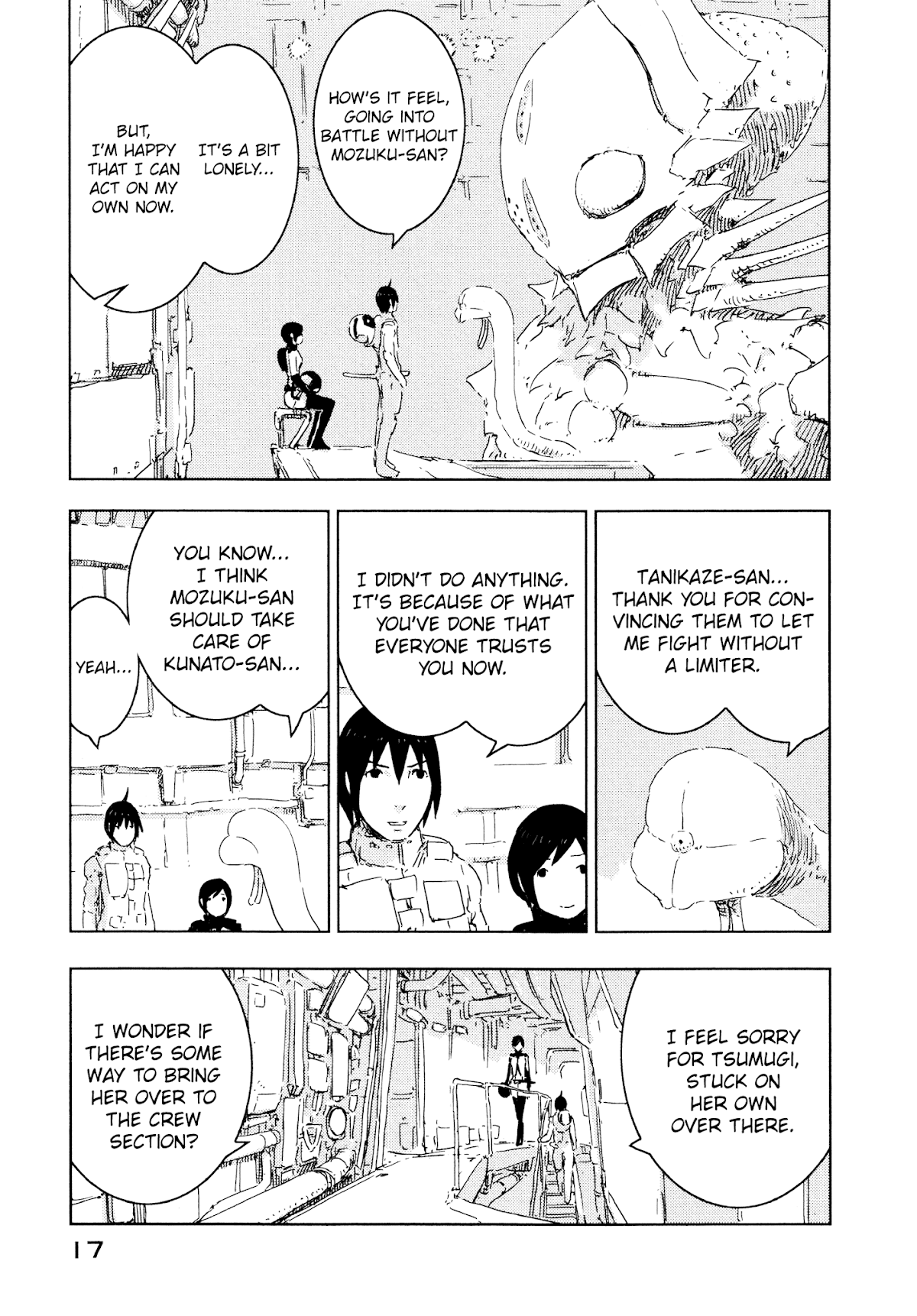 Sidonia no Kishi Chapter 55 page 19 - Chapter 55: Launch of the Mizuki