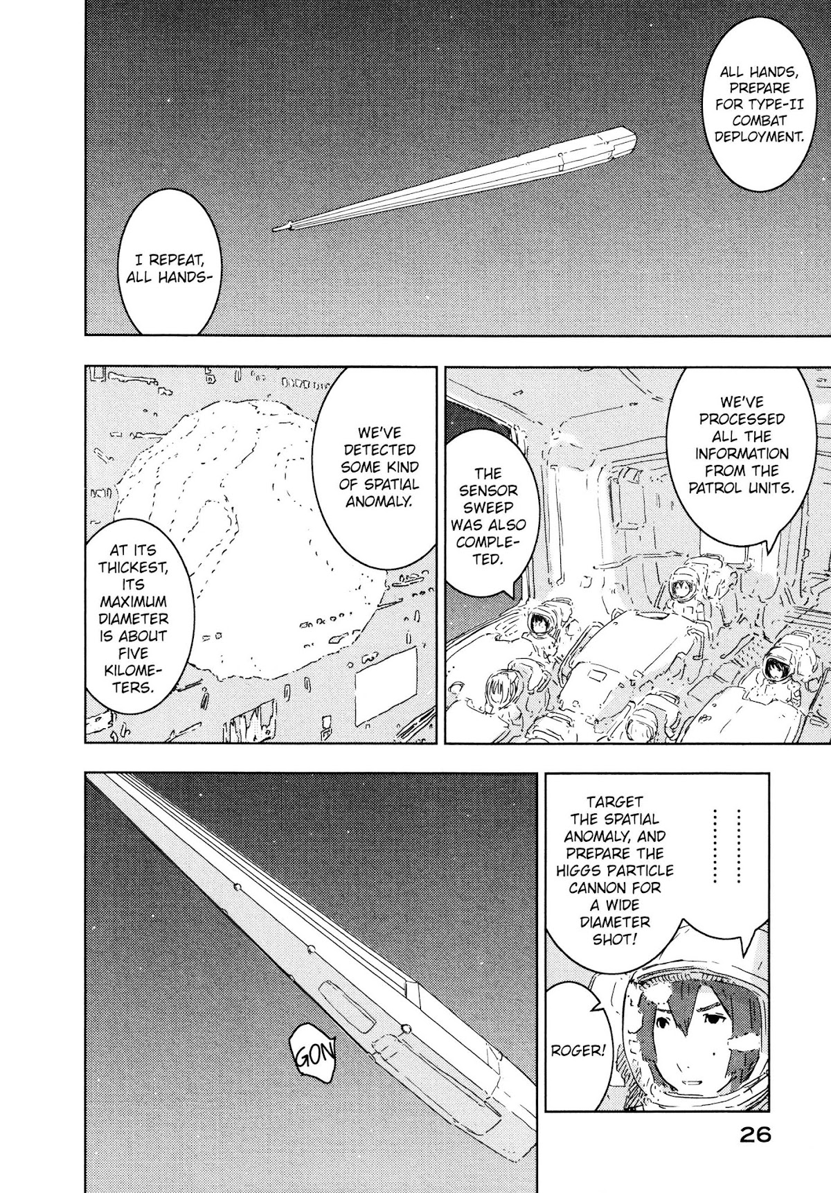 Sidonia no Kishi Chapter 55 page 28 - Chapter 55: Launch of the Mizuki