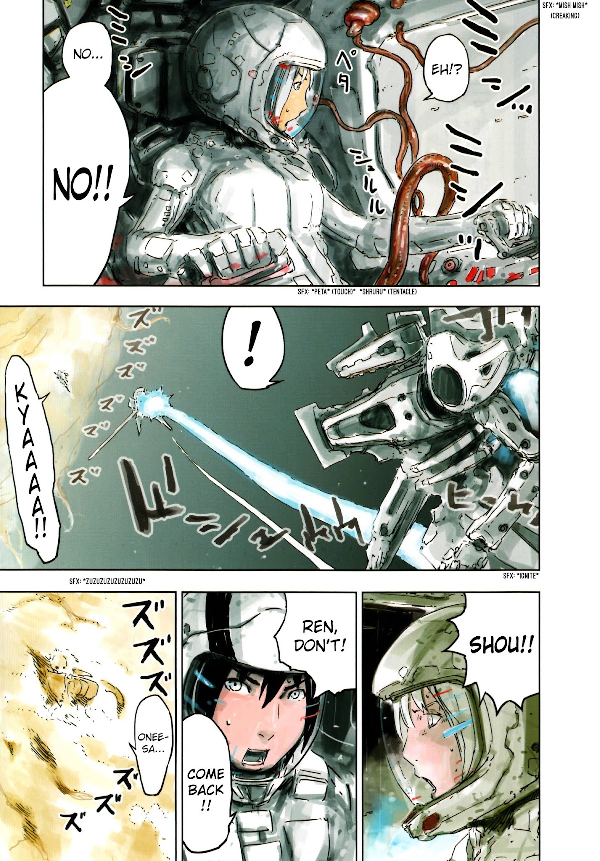Sidonia no Kishi Chapter 55 page 5 - Chapter 55: Launch of the Mizuki