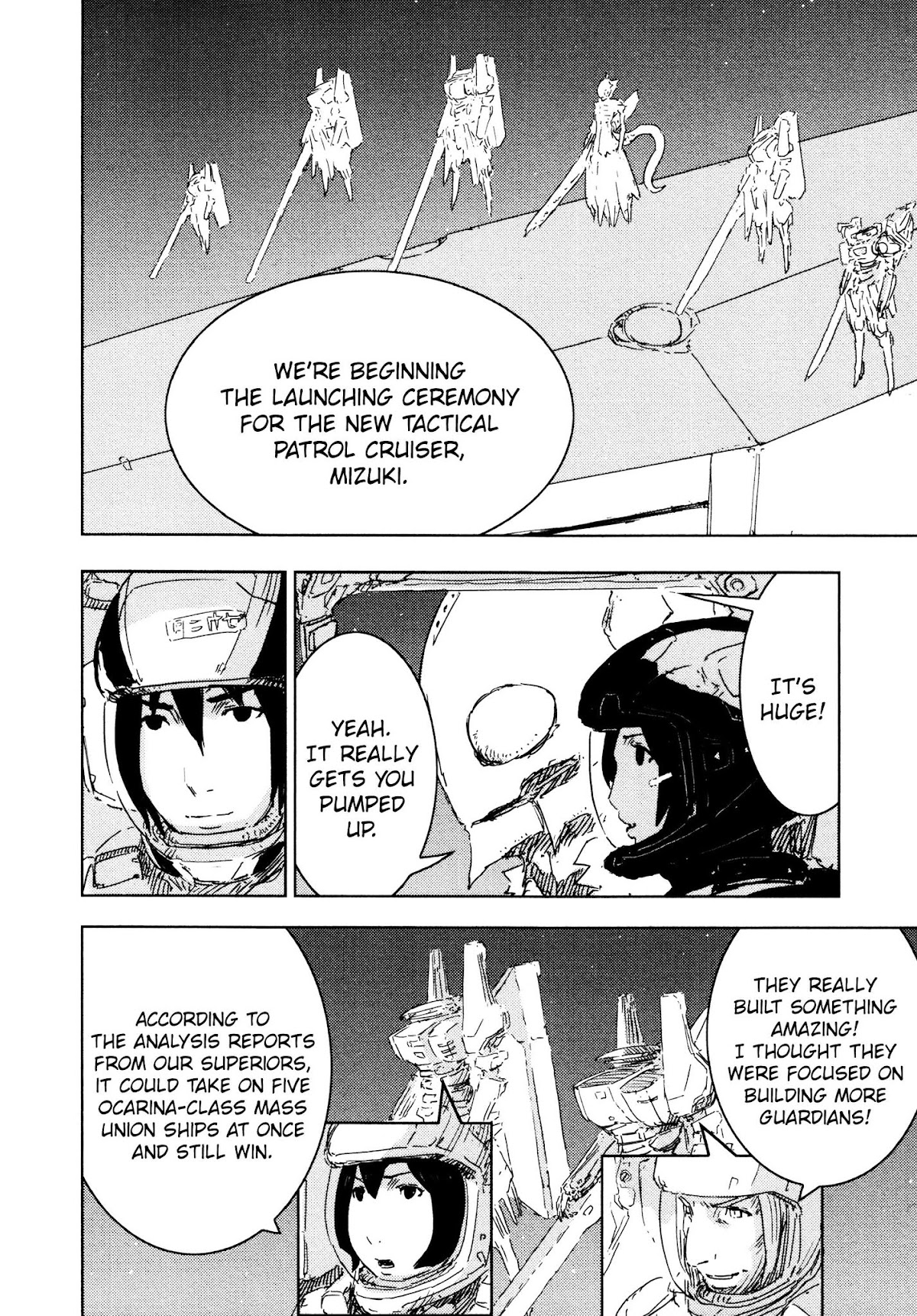 Sidonia no Kishi Chapter 55 page 8 - Chapter 55: Launch of the Mizuki