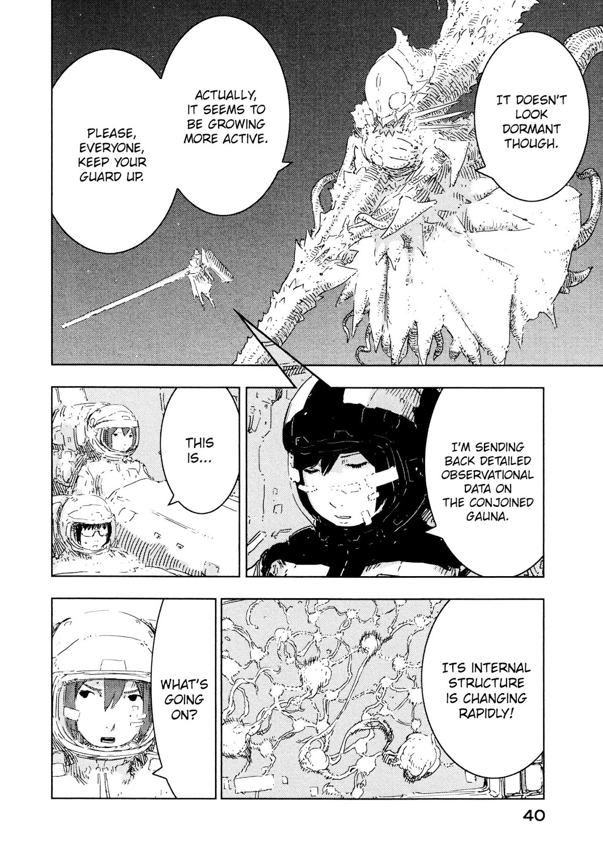 Sidonia no Kishi Chapter 56 page 10 - Chapter 56: The Protean Gauna