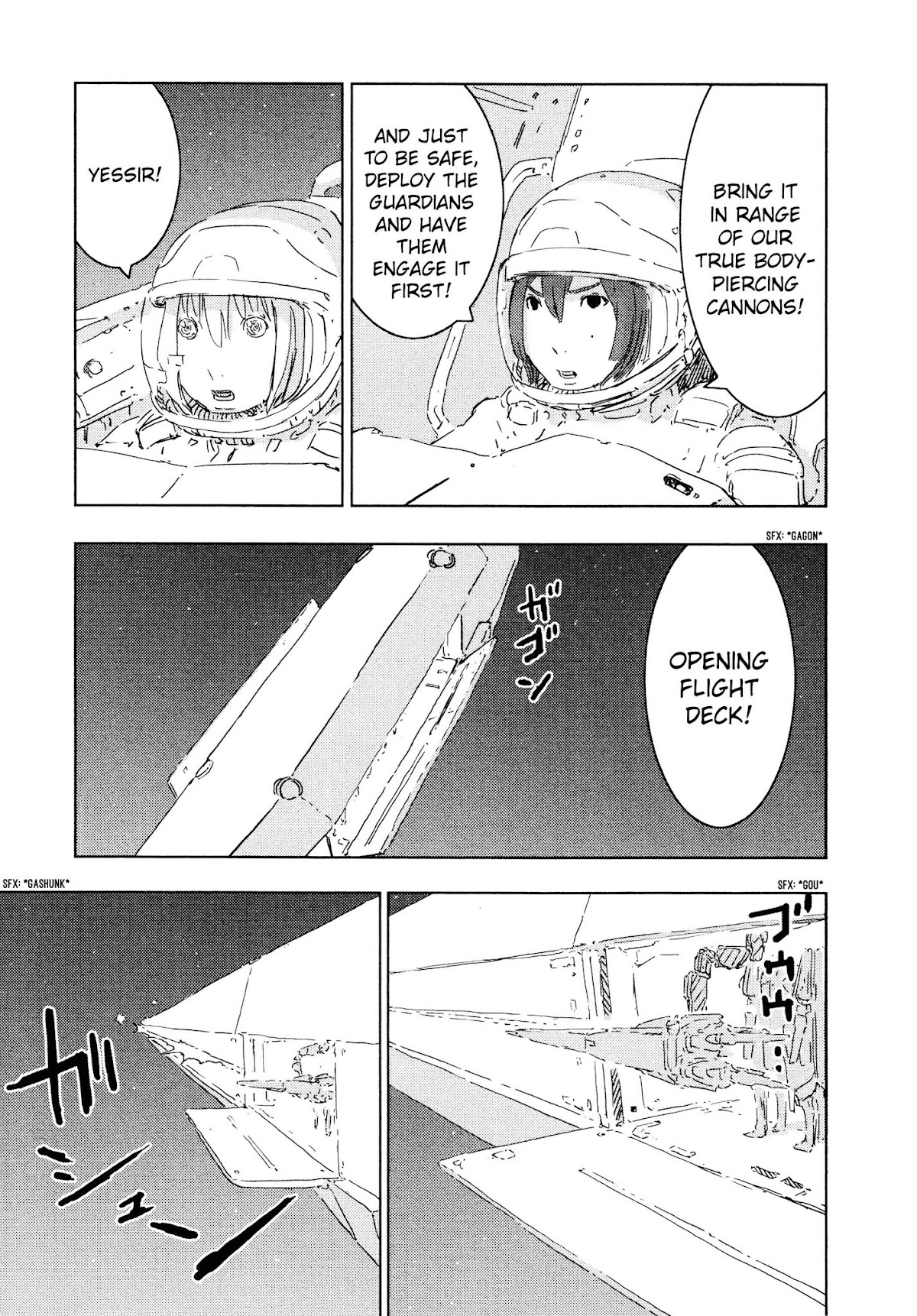Sidonia no Kishi Chapter 56 page 3 - Chapter 56: The Protean Gauna
