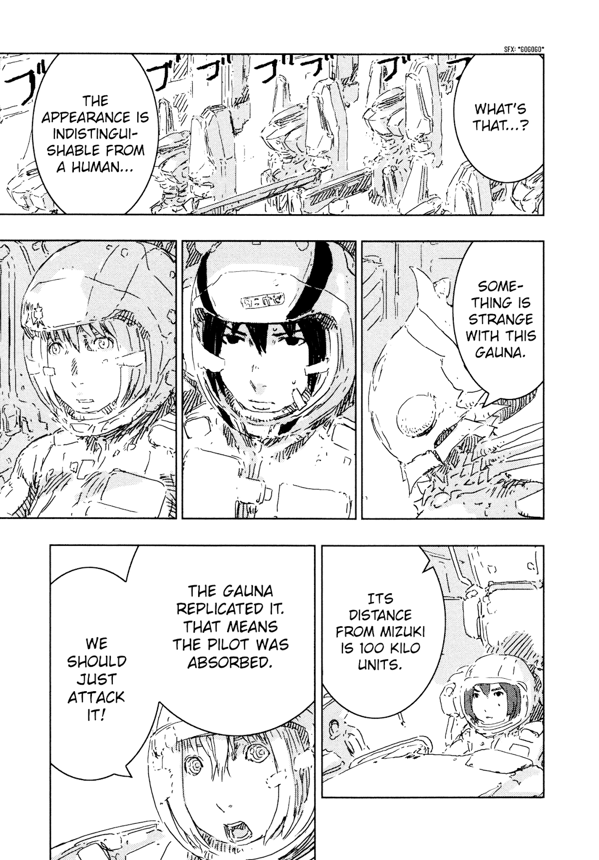 Sidonia no Kishi Chapter 58 page 3 - Chapter 58: Mizuki's Abilities