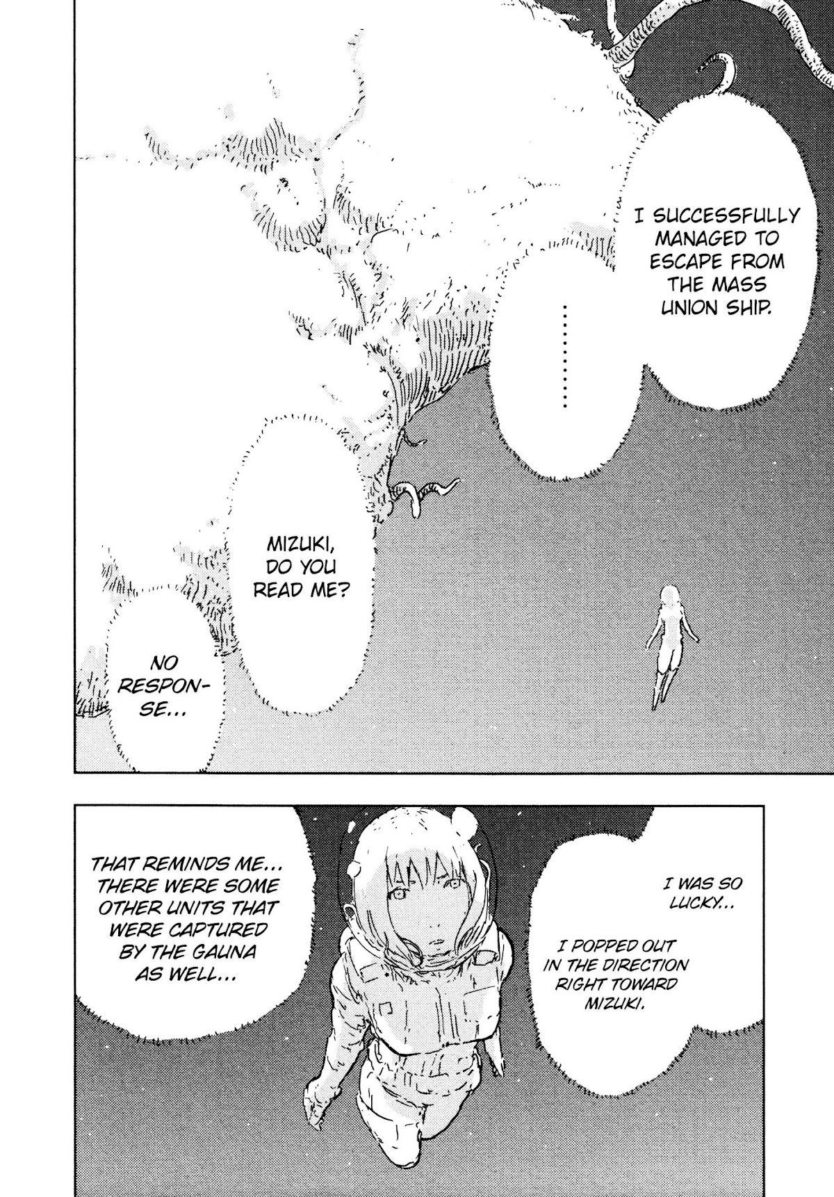 Sidonia no Kishi Chapter 58 page 6 - Chapter 58: Mizuki's Abilities