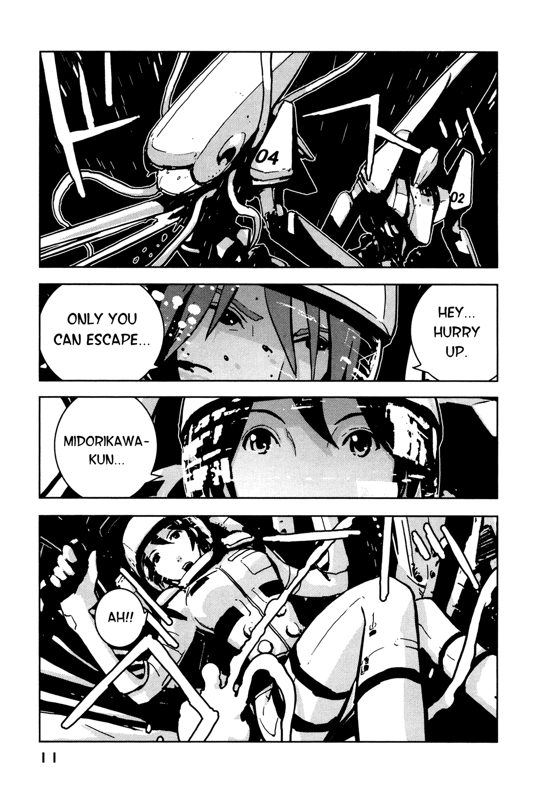 Sidonia no Kishi Chapter 6 page 12 - Chapter 6: Akai Mochikuni's Kabizashi