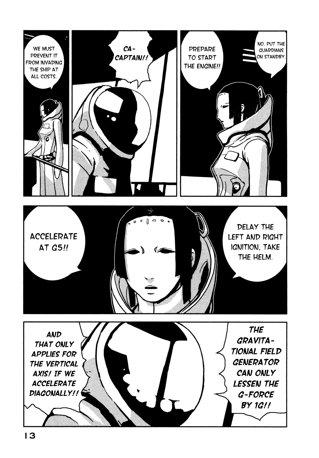 Sidonia no Kishi Chapter 6 page 14 - Chapter 6: Akai Mochikuni's Kabizashi