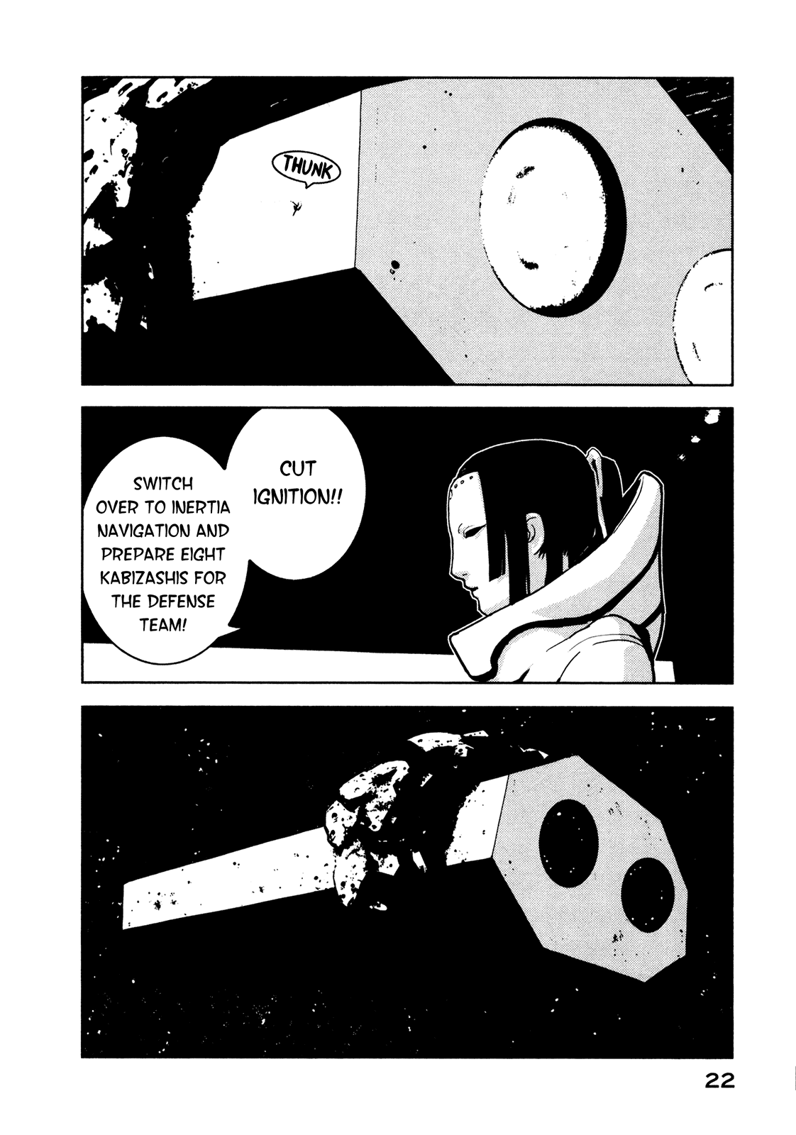 Sidonia no Kishi Chapter 6 page 23 - Chapter 6: Akai Mochikuni's Kabizashi