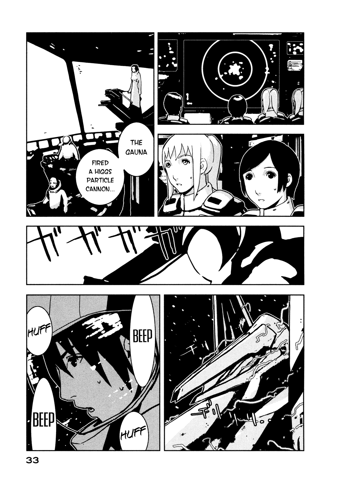 Sidonia no Kishi Chapter 6 page 34 - Chapter 6: Akai Mochikuni's Kabizashi