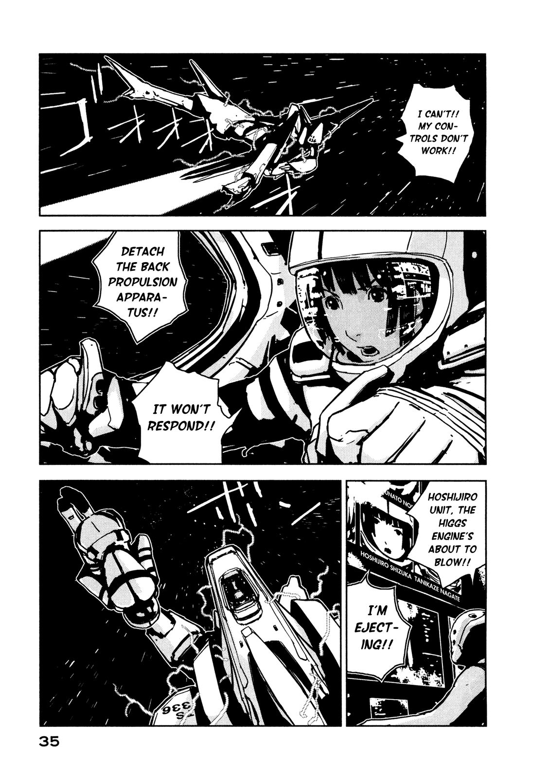 Sidonia no Kishi Chapter 6 page 36 - Chapter 6: Akai Mochikuni's Kabizashi