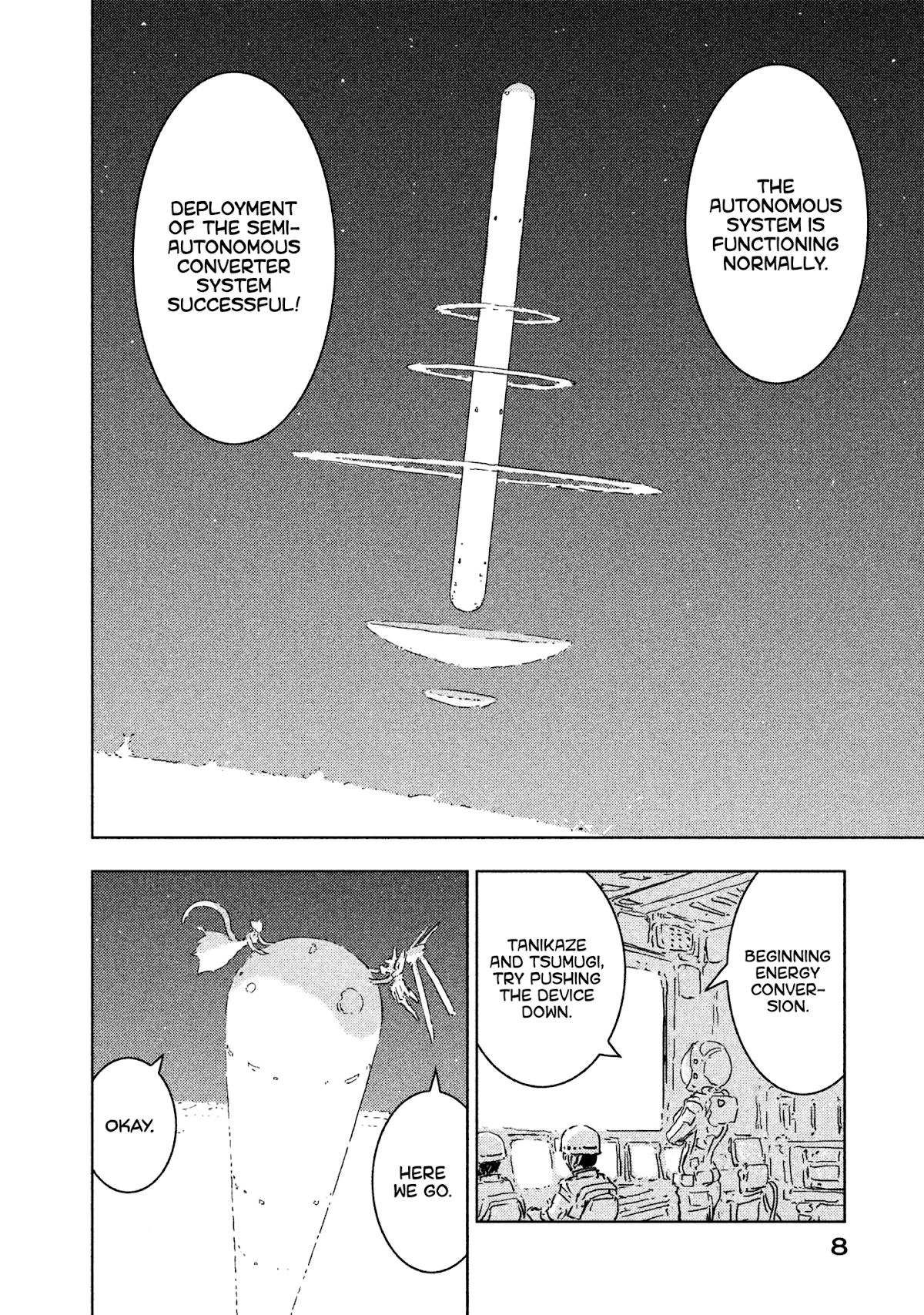 Sidonia no Kishi Chapter 60 page 11 - Chapter 60: Installation of the Semi-Autonomous Converter System