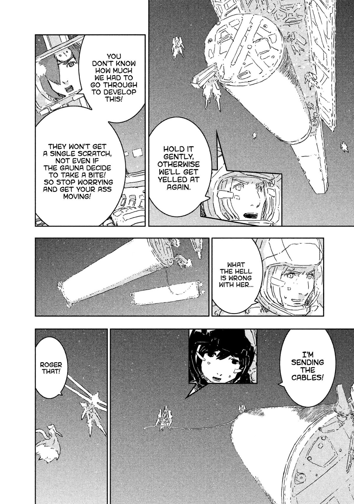 Sidonia no Kishi Chapter 60 page 13 - Chapter 60: Installation of the Semi-Autonomous Converter System