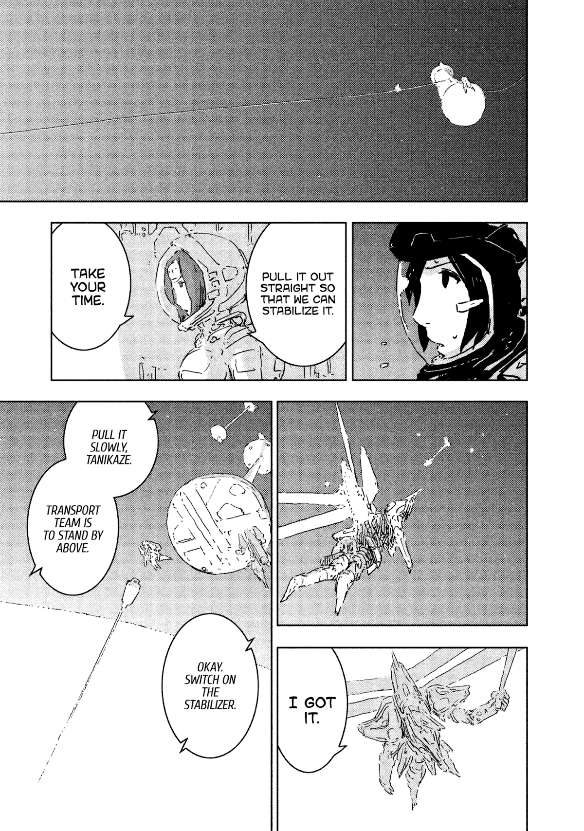 Sidonia no Kishi Chapter 60 page 14 - Chapter 60: Installation of the Semi-Autonomous Converter System
