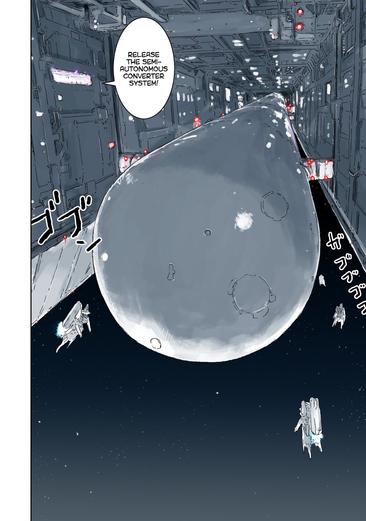 Sidonia no Kishi Chapter 60 page 7 - Chapter 60: Installation of the Semi-Autonomous Converter System