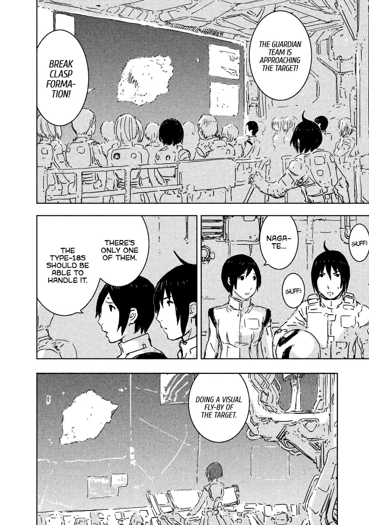 Sidonia no Kishi Chapter 61 page 10 - Chapter 61: The new Pilots' First Battle, Part 1