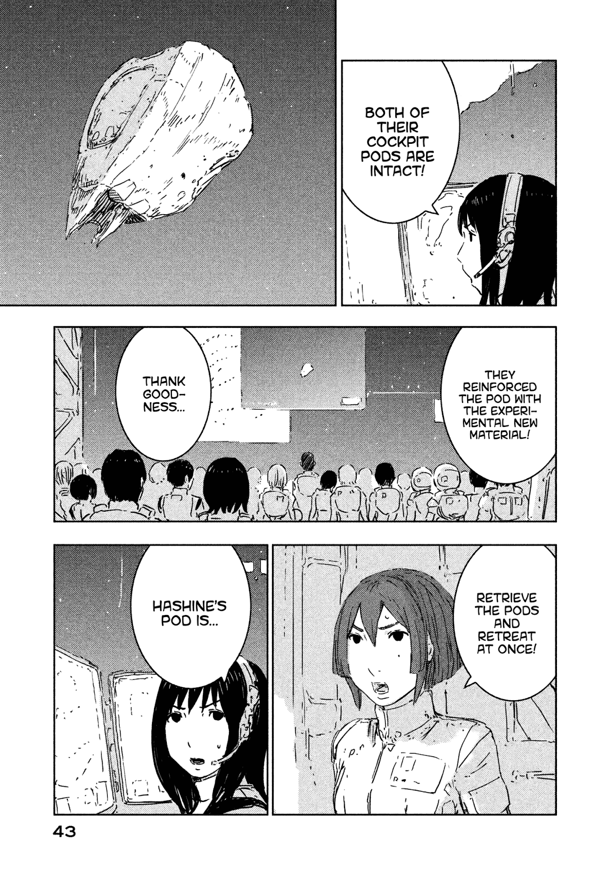 Sidonia no Kishi Chapter 61 page 17 - Chapter 61: The new Pilots' First Battle, Part 1