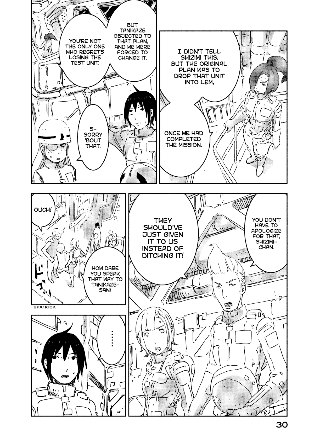 Sidonia no Kishi Chapter 61 page 4 - Chapter 61: The new Pilots' First Battle, Part 1