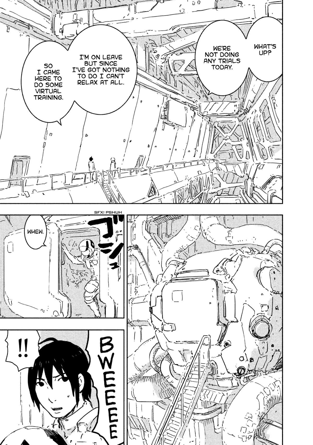 Sidonia no Kishi Chapter 61 page 7 - Chapter 61: The new Pilots' First Battle, Part 1