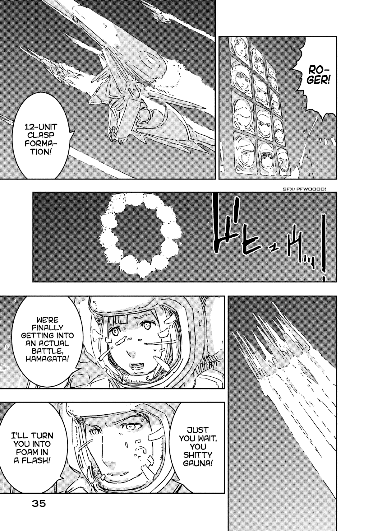 Sidonia no Kishi Chapter 61 page 9 - Chapter 61: The new Pilots' First Battle, Part 1