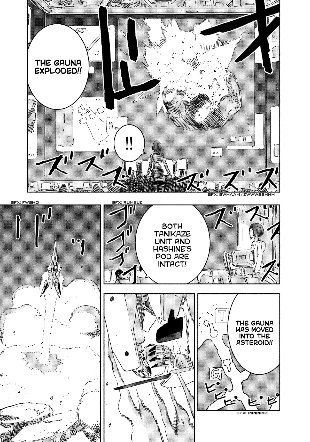 Sidonia no Kishi Chapter 62 page 15 - Chapter 62: The new Pilots' First Battle, Part 2