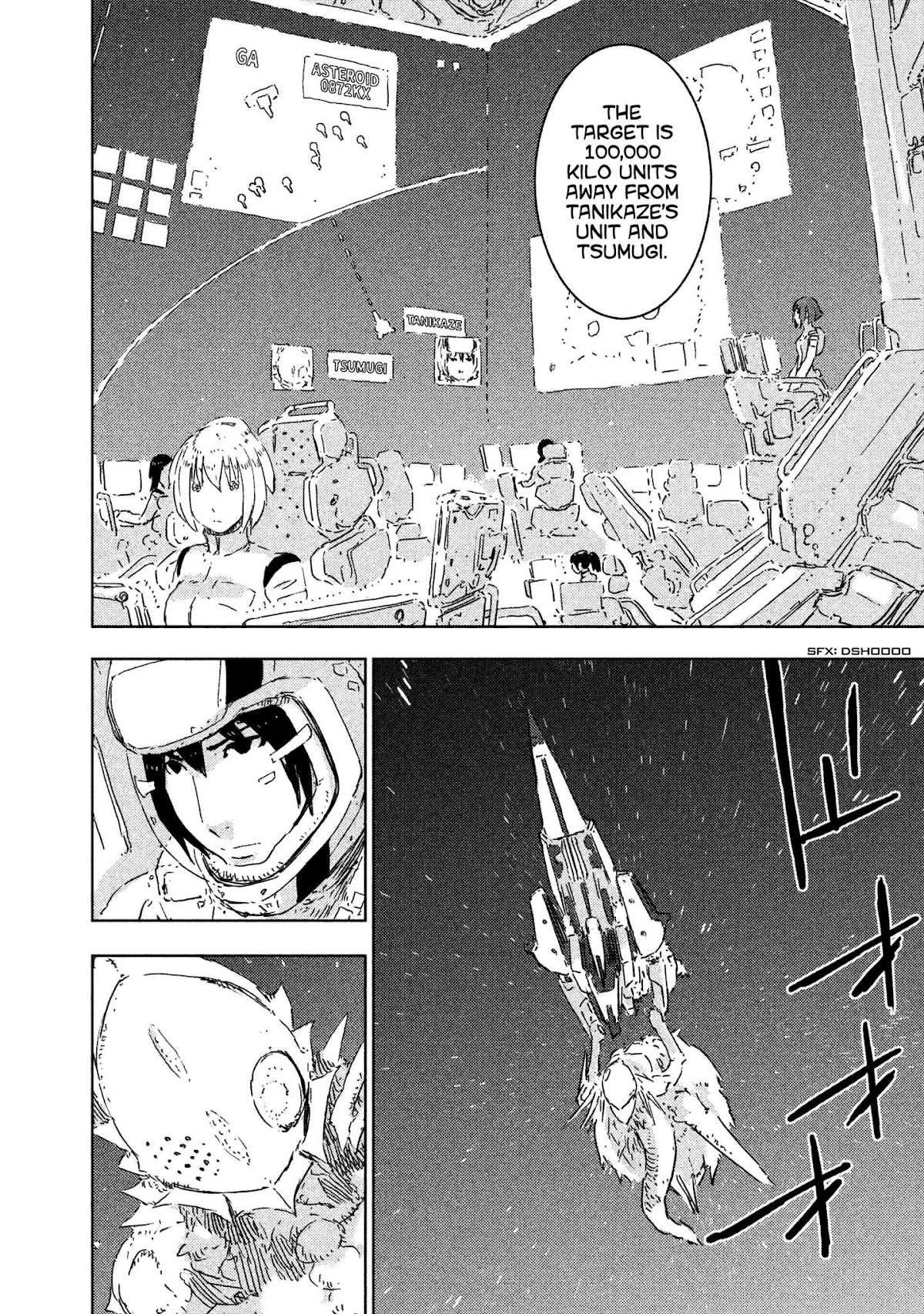 Sidonia no Kishi Chapter 62 page 2 - Chapter 62: The new Pilots' First Battle, Part 2
