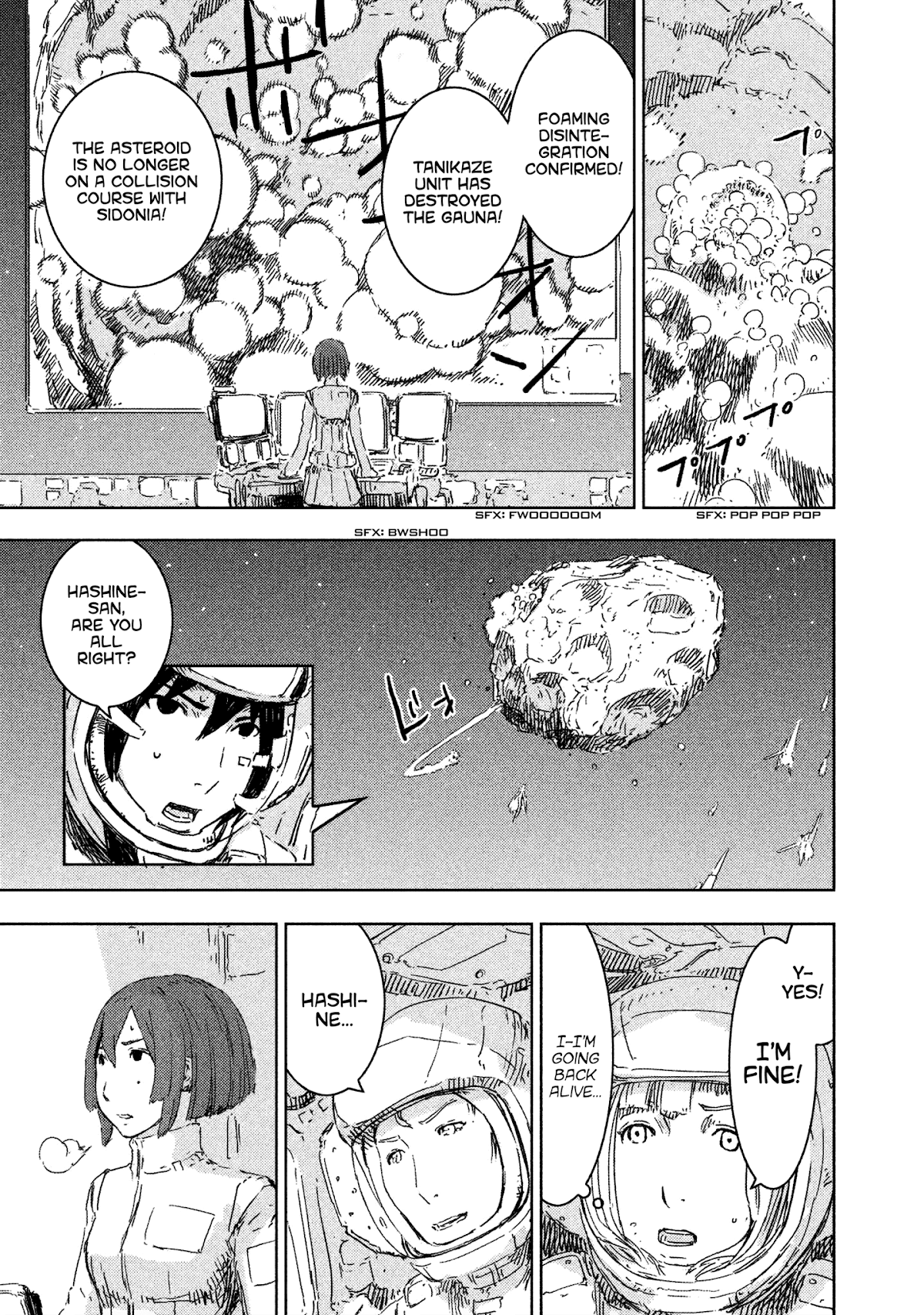 Sidonia no Kishi Chapter 62 page 28 - Chapter 62: The new Pilots' First Battle, Part 2
