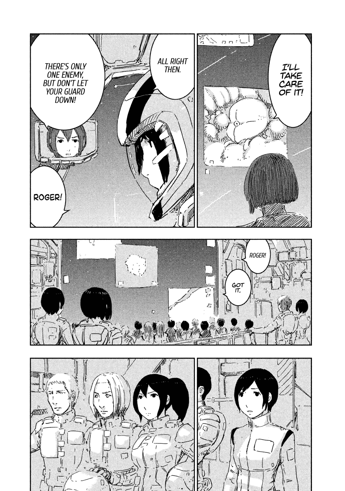 Sidonia no Kishi Chapter 62 page 5 - Chapter 62: The new Pilots' First Battle, Part 2