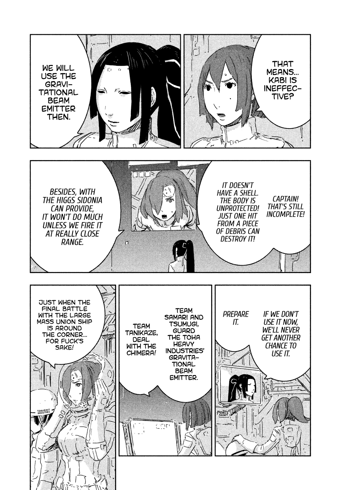 Sidonia no Kishi Chapter 64 page 11 - Chapter 64: The Dismantling of Kanata