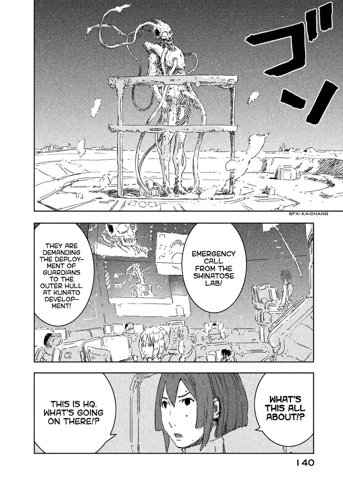 Sidonia no Kishi Chapter 64 page 6 - Chapter 64: The Dismantling of Kanata