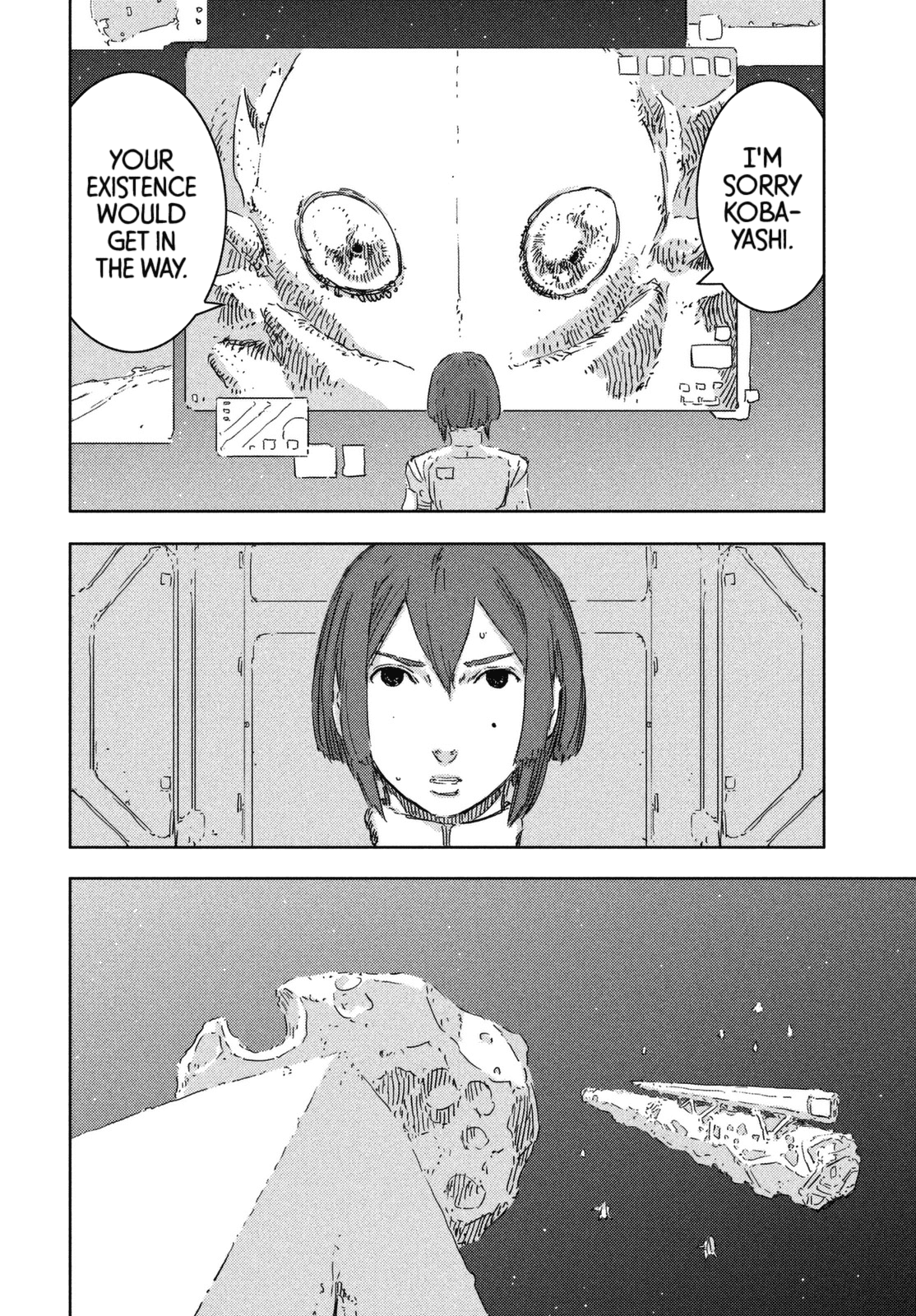Sidonia no Kishi Chapter 65 page 10 - Chapter 65: The Incarnation of Scientist Ochiai