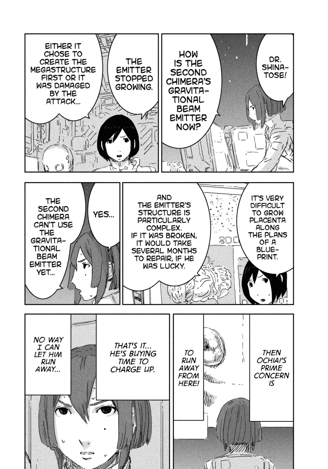 Sidonia no Kishi Chapter 65 page 12 - Chapter 65: The Incarnation of Scientist Ochiai