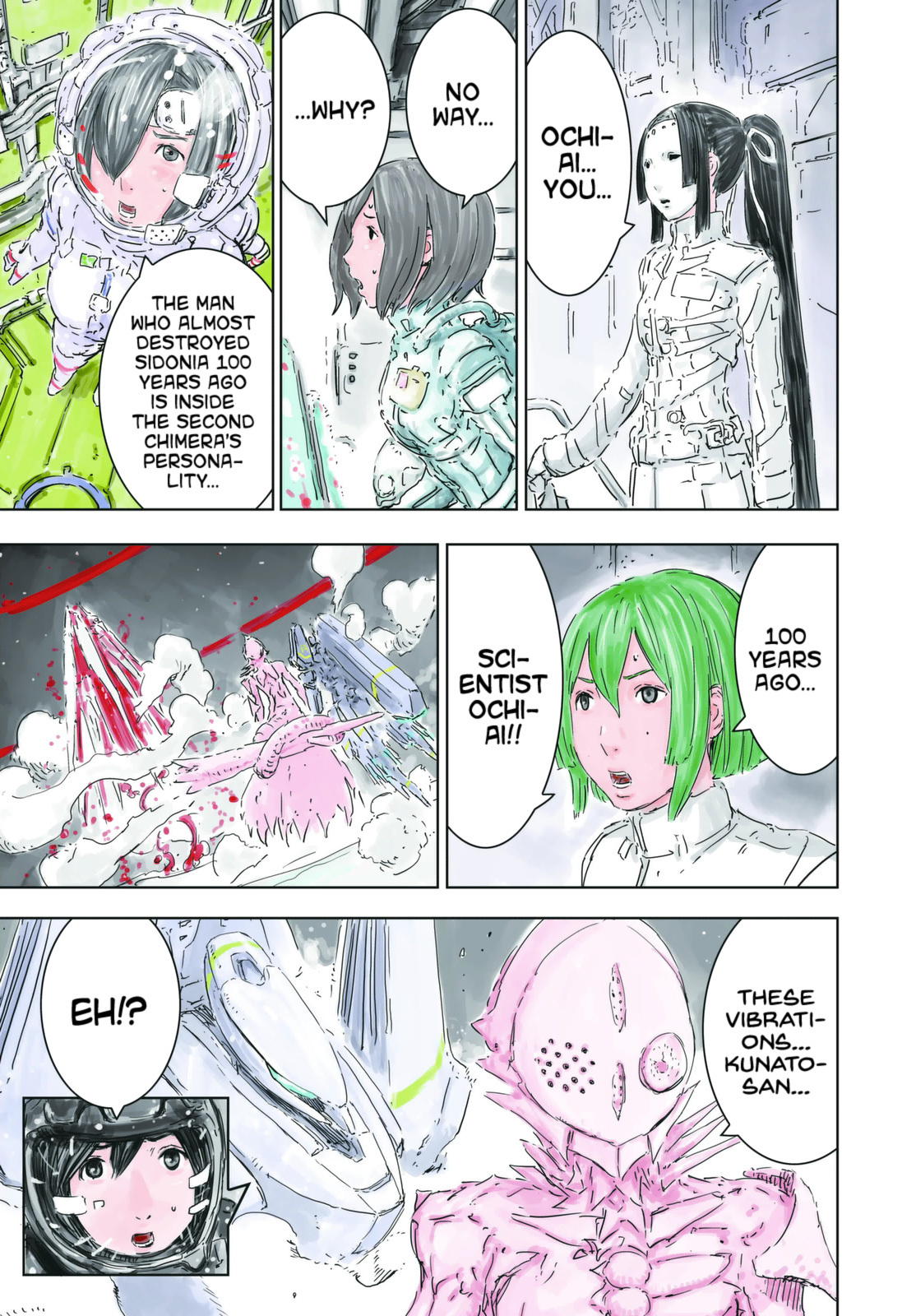 Sidonia no Kishi Chapter 65 page 3 - Chapter 65: The Incarnation of Scientist Ochiai