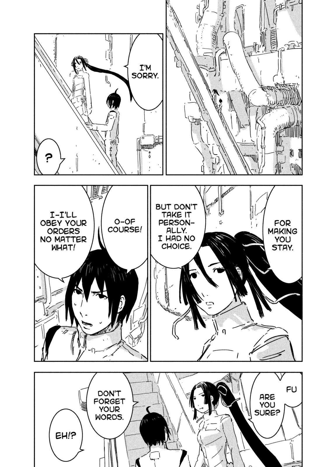 Sidonia no Kishi Chapter 66 page 15 - Chapter 66: Captain Kobayashi's Lingering Affection