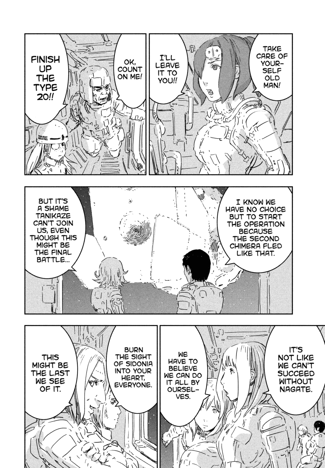 Sidonia no Kishi Chapter 66 page 4 - Chapter 66: Captain Kobayashi's Lingering Affection