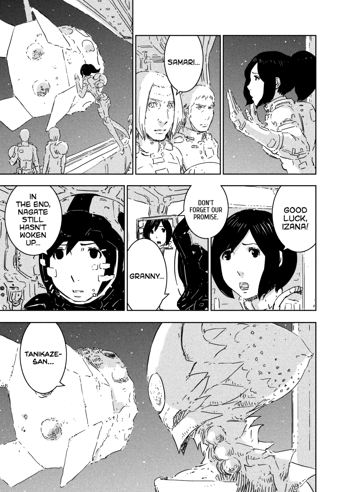 Sidonia no Kishi Chapter 66 page 5 - Chapter 66: Captain Kobayashi's Lingering Affection